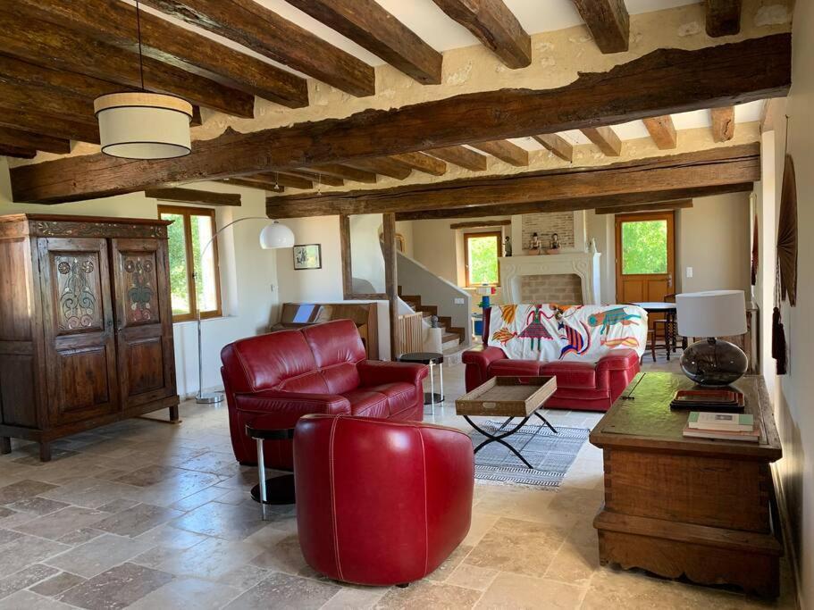Maison De Charme En Pleine Nature Saint-Germain-des-Grois Экстерьер фото